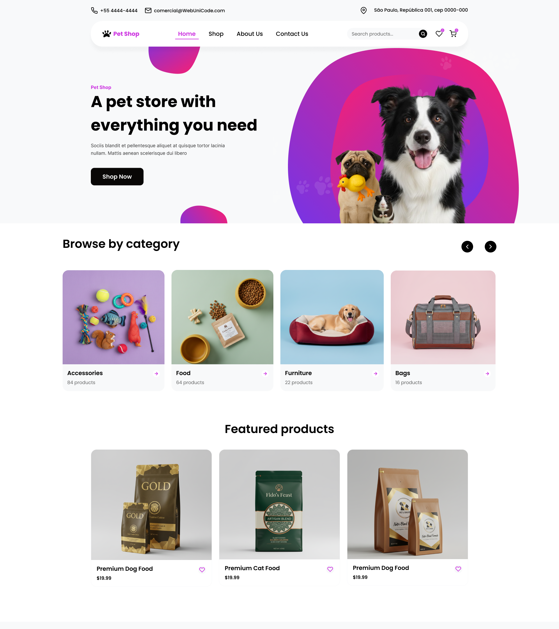 Hospedagem e desenvolvimento web